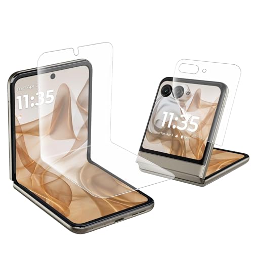 �y�A���`�O���A �t�B�����zFor motorola razr 50 / 50s / 50D �ی�t�B���� �� TPU�f�� motorola Razr 50s �ی�t�B���� �\��t���ȒP/�S�ʕی�/�C�A�Ȃ�/�w��h�~/�X�N���b�`�h�~/�����ɂ��� Motor