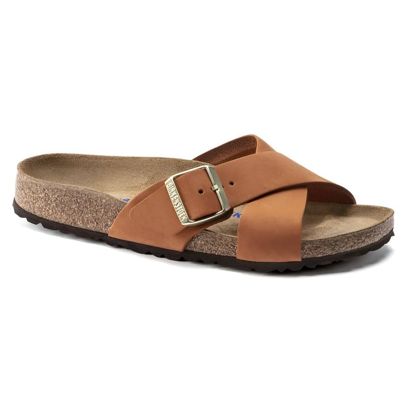Birkenstock Siena Nubuck Sandals - Soft Footbed with Tasteful Urban Feel and Crossed Straps - Multiple Colors & Sizes4