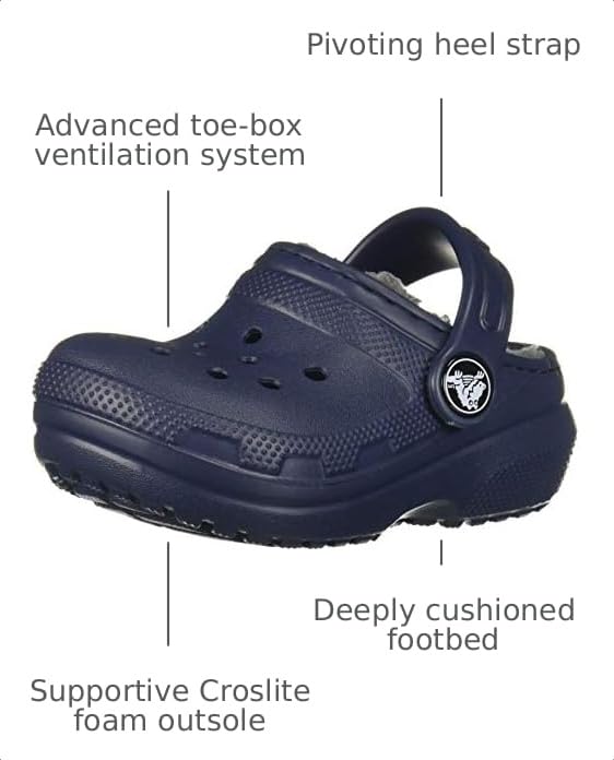 Image of Crocs Kids' Classic Lined Clog