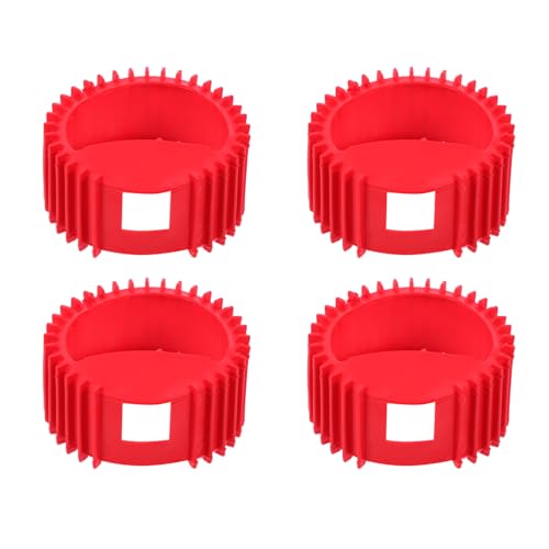 GLEAVI 4Pcs Pressure Gauge Protective Covers for Oxygen Acetylene Regulators Shockproof Silicone Sleeves for Welding and Cutting Equipment