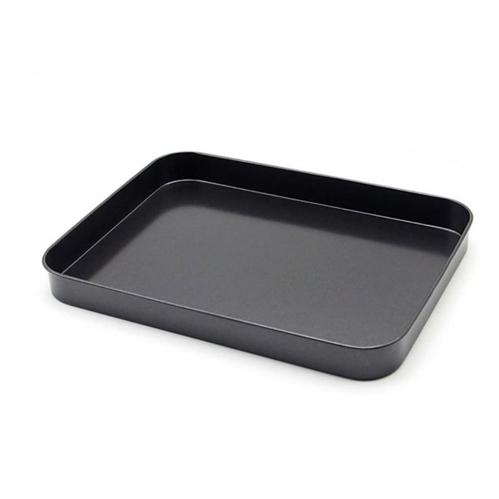 Bandeja para Hornear Pan Rectangular de Acero al Carbono Antiadherente, Bandeja para Hornear Pan, Tartas, Pasteles, Discos para Hornear