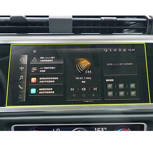 Film protection navigation GPS voiture verre trempé protège l'écran LCD des Q3