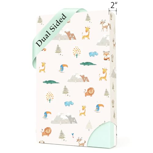 Image of 38x24 Baby Mattresses-Pack and Play Mattress,Pack N Play Mattresses,Playpen Mattress for Pack N Play,Pack and Play Mattress Pad;Use Excluded-Breathable Soft Memory Foam Firm Mattress,Beige,Biobased