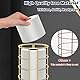 NearMoon Toilettenpapier-Organizer, freistehend, 3 Rollen, Taschentuchaufbewahrung, Metall, Badezimmer-Zubehör, rostfreier Toilettenpapierhalter für Badezimmer/Küche, Arbeitsplatte, Schrankregal, Gold