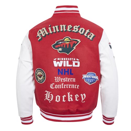 Image of Pro Standard Mens NHL Old English Varsity Jacket