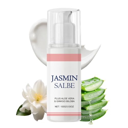 Jasmin Salbe Augen Jasminsalbe Augencreme Gegen Falten Und Augenringe Anti Falten Augencreme Gegen Tränensäcke Schlupflider & Schwellungen Augenringe Entfernen Augenpflege Für Frauen & Männer