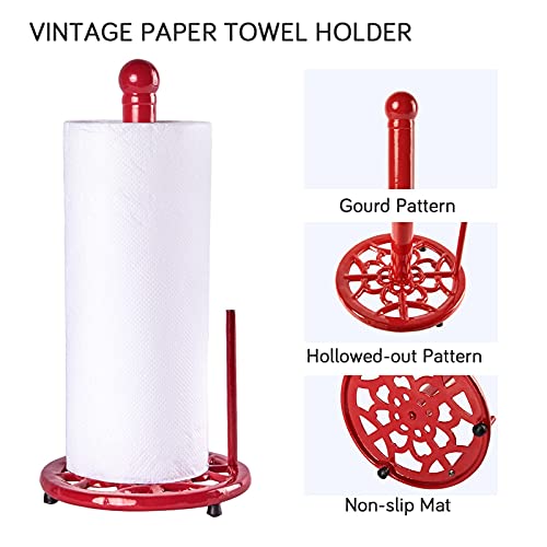 Jogreful 2 Piece Kitchen Counter Accessory Set With Cast Iron Paper Towel Holder thumb #4
