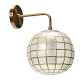 Metal Princess Capiz Wall Lamp