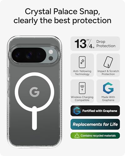 Image of ZAGG Crystal Palace Snap Google Pixel 10 Pro XL Case, Clear