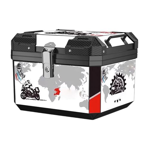 Caisse de queue de coffre étanche 45l avec porte-bagages intégré