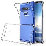 Galaxy Note 9 Case, Note 9 Case Clear, SKTGSLAMY Soft TPU Case Crystal Transparent Slim Anti Slip Case Back Protector Case Cover for Samsung Galaxy Note 9 (Clear)