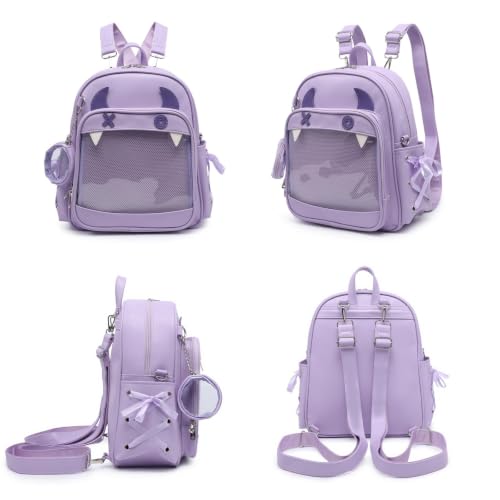 Image of CHERRY SAUCE Devil Halloween Ita Backpack Crossbody Purse For Gothic Anime
