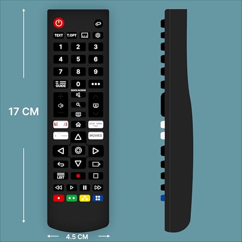 Image of ZIEVA Compatible with LG Smart tv Remote Control - Without Voice - Hotkeys Netfix, Prim Video, Movies and Hotstar Use for LCD LED OLED QLED 4K UHD 8k Android TVs (AKB76040308)