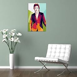 ASDYO Paul McCartney Poster décoratif sur toile Motif groupe de rock des Beatles 50 x 75 cm - Les Beatles, Paul McCartney, John Lennon, RIngo Starr, George Harrison ASDYO Paul McCartney Poster décoratif sur toile Motif groupe de rock des Beatles 50 x 75 cm – Image 5