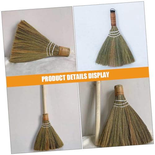 Amosfun 2stücke Handgefertigter Gewebter Besen Kleiner Haushaltsbesen Für Schreibtisch Und Wohnbereich Robustes Reinigungswerkzeug Für Innen Und Außenbereich – Bild 7
