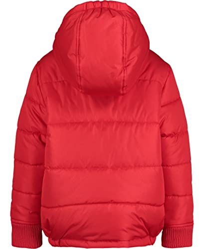 Image of Nautica Boys' Heavyweight Hooded Bubble Jacket With Polar Fleece Lining