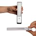 Exlight LED Rechargeable Wall Light Wireless with Motion Sensor Night Light-Built-in Battery for Cabinet, Closet, Stick or Hang-on Anywhere, Pack of 2 (White)