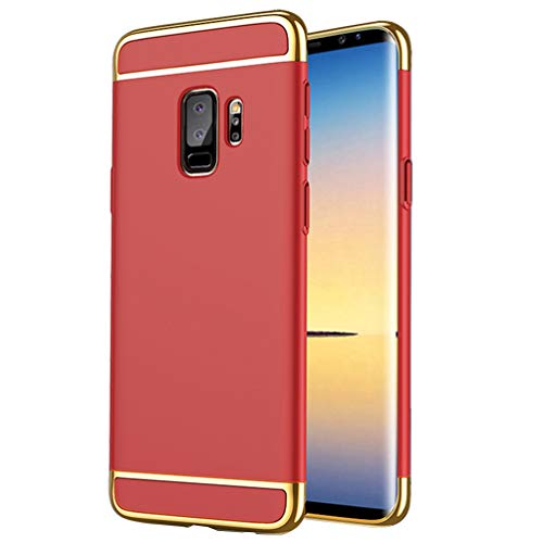 Galaxy S9 Plus case, ATRAING A Trading Shockproof Thin Hard Case Cover for Samsung Galaxy S9 Plus (Red)