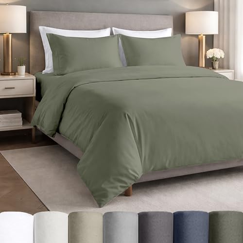 California Design Den King Percale Sheets Set -...