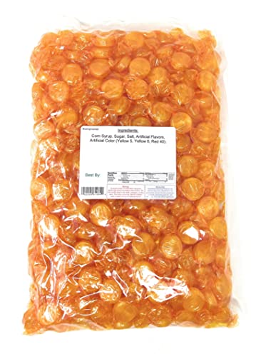 Yankee Traders Brand Butterscotch Buttons Wrapped Candy, 4 Pound #TOP1