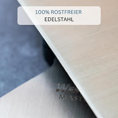Grattoir inox rigide Westmark pour nettoyer les plaques de cuisson sans effort - 3