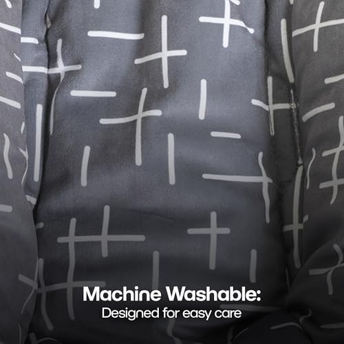 Image of 4moms RockaRoo and MamaRoo Infant Insert, Machine Washable, Soft, Plush Fabric, Reversible Design, Dark Grey