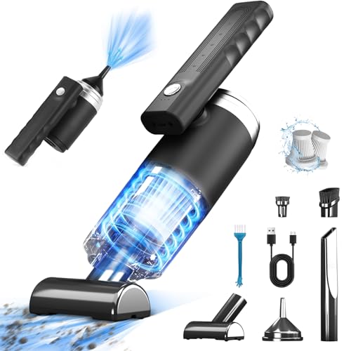 BOLYDOOM Handheld Vacuum Cordless Car Vacuum Cleaner 14000Pa Powerful Foldable Mini Vacuum Small...