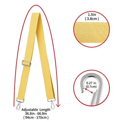Image of ZOOEASS Wide Shoulder Strap (Solid),Adjustable Replacement Belt Crossbody Canvas Bag Handbag