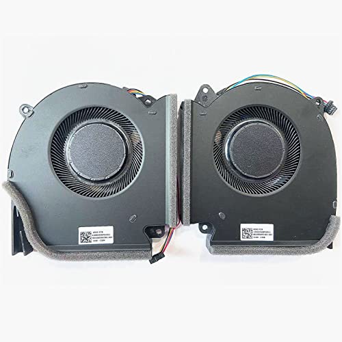 CPU+GPU Cooling Fan Replacement for Asus ROG Strix G513IM G513IR G513QM G513QR G533QM G533QR G533QS G713IM G713IR G713QM G713QR G733QM G733QR G733QS DFSCK22D058830 FNAA DFSCM227163927 FNAB DC12V