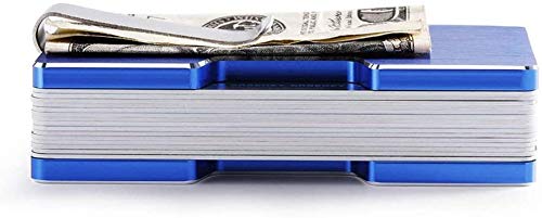 ausuky Portable Credit Card Holder Money Clip Wallet Aluminum Alloy Wallet Money Clip4