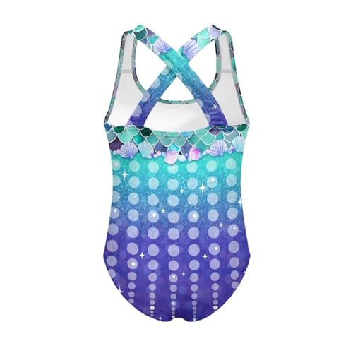 Image of Girls One Piece Swimsuits Size 5-14 Kawaii Gymnastics Leotard for Beach Vacations