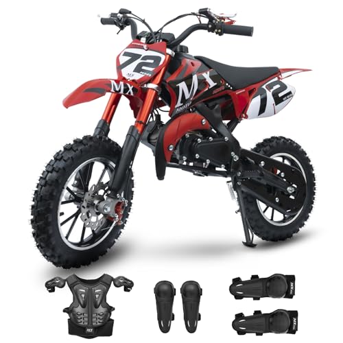 Kids Gas Powered Dirt Bike, 49CC 2-Stroke Gas Kids...