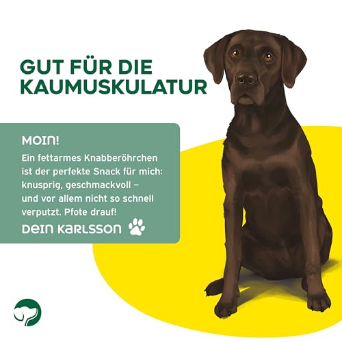 Topdog Büffelohren für Hunde 50 Stück - Wie Rinderohren - Ganze getrocknete Rinderohren für Hunde ohne fettige Muschel - Knabberohren mit Kauspaß, Genuss und Pflege