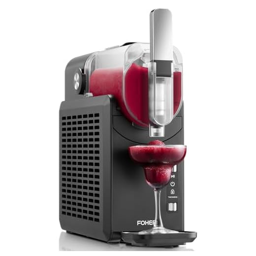 2L Slush Maschine für zu Hause, 5-in-1 Slushie Maschine mit 5 Einstellungen für Slush, Cocktail, Frappé, Milchshake, Wein, Kommerziell Eiswürfelmaschine, Quickfreeze-Technology, 24 Stunden