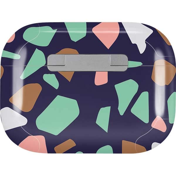 Skinit Decal Audio Skin Compatible with Apple AirPods Pro (2rd Gen, 2022) - Skinit Originally Designed Midnight Terrazzo Design