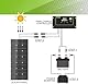 Topsolar 20 A Solar-Ladegerät-Controller (20A-KZQ), 12-24 V, Blau/Grün/Schwarz/Silber