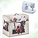 Viuacagoru Sewing Machine Cover Dust Cover Vintage Rose Protector with Handle Pocket Dustproof Waterproof Sewing Machine Accessories