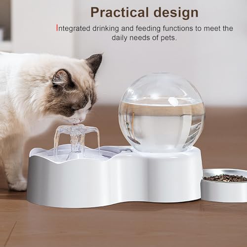 Fuente de agua y comedero inteligente para gatos y perros miniatura 3