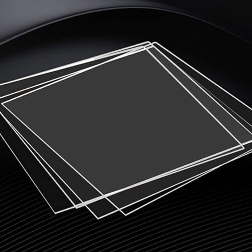 CALPALMY (2 Pack) 1/8" Thick Clear Acrylic Sheets - 12" x 16" Pre-Cut Plexiglass Sheets for Craft Projects, Signs, Display Cases, Sneeze Guard and More - Cut with Engraver, Power Saw or Hand Tools - Image 4