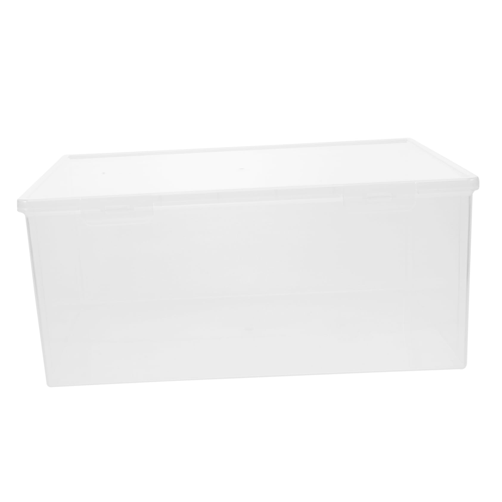 Cabilock Plastic Sneaker Storage Boxes Stackable Shoe Organizers for Convenient Closet Use Display Case for Shoes Space Saving Design for Home Storage