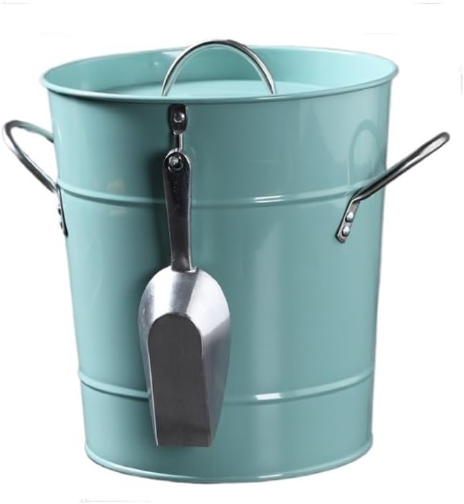 Ice Bucket, Domestic, Outdoor Camping Ice Bucket With Lid, Commercial Bar Kegs Ice Buckets For Parties(Green)