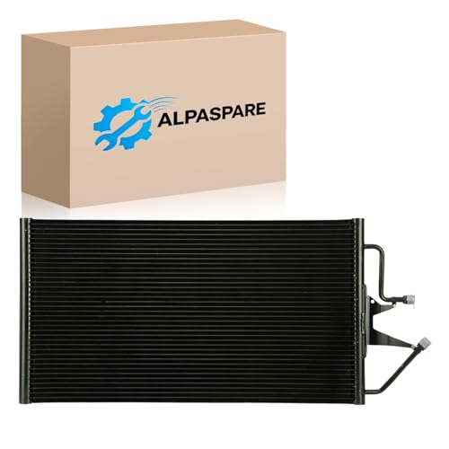 AlpaSpare A/C Condenser Fits for Cadillac Escalade 1999-2000; for Chevrolet GMC C1500 Suburban C2500 Suburban C3500 K1500 Suburban K2500 Suburban K3500 4720 Air Conditioning Condenser