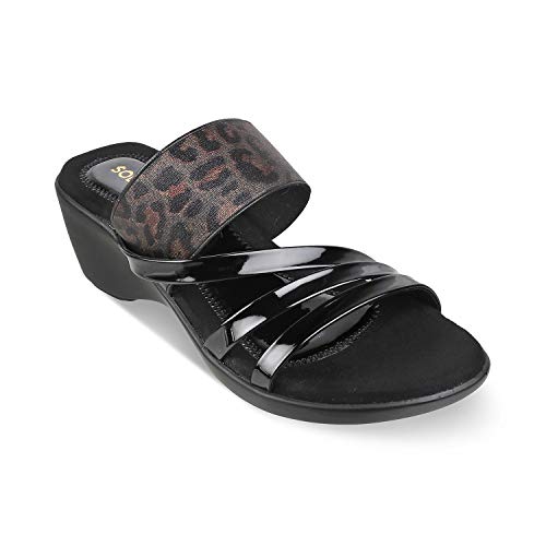 Image of SOLE HEAD Black Heels Women Sandal