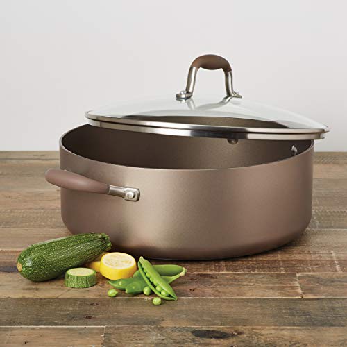 Anolon Advanced Hard Anodized Nonstick Stock Pot/Stockpot With Lid, 7.5 Quart, Brown Umber,84445 #TOP6