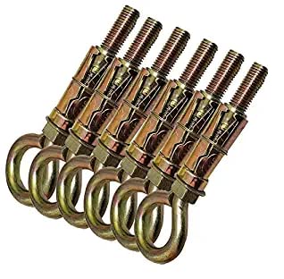 TheMujtaba Anchor Round Close Brass Hook Fasteners, Brass Best Hook Color-Golden (10mm, 12) (6)