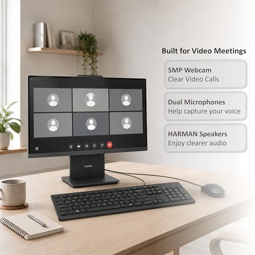 Image of Lenovo IdeaCentre 27 inch FHD All-in-One Desktop Computer, Intel Core i7-13620H(10-Core, 24MB Smart Cache), 32GB DDR5, 1TB PCIe SSD, Wi-Fi 6, HDMI, USB-C, Wired KB&Mouse, Business AIO, Windows 11 Pro