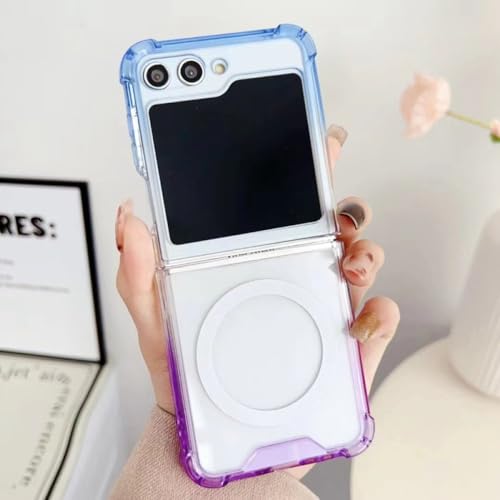 Étui Samsung Galaxy Z Flip 5 4 transparent magnétique et antichoc