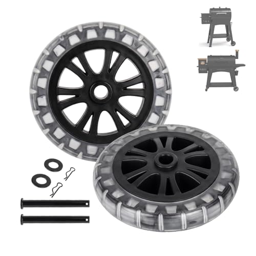 Image of 6 inch Grill Wheels for Pit Boss Pellet Austin XL, 700FB1, Pro Series, 440FB1