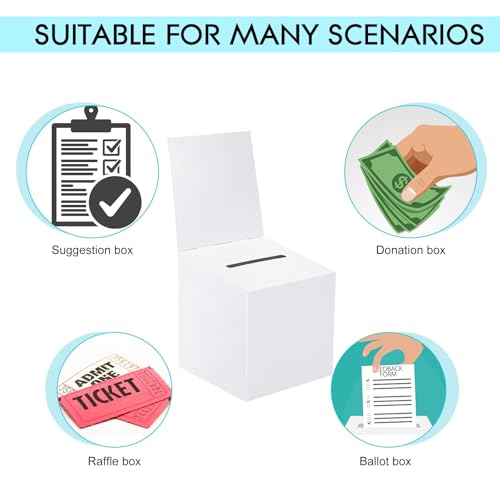 Urna para recaudación de fondos con cabecera extraíble para compartir solidaridad 6
