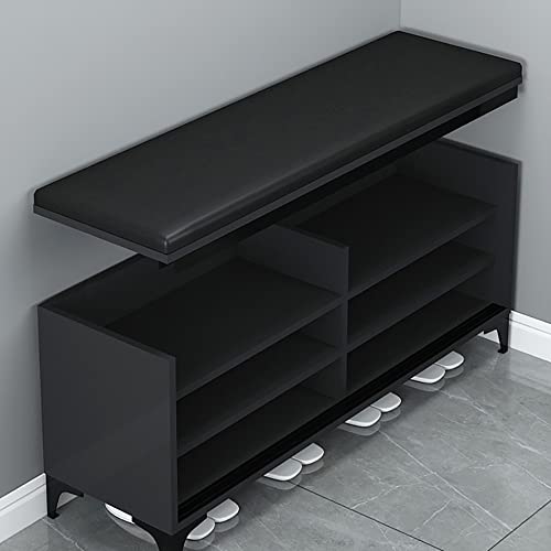 Étagère à chaussures à 2 niveaux avec coussin rembourré confortable - 7